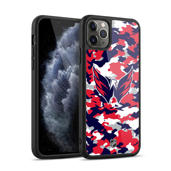 NHL Washington Capitals Camouflage Gel Armour Case For Apple iPhone 11 Pro Max