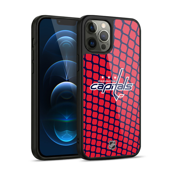 NHL Washington Capitals Net Pattern Gel Armour Case For Apple iPhone 12 Pro Max