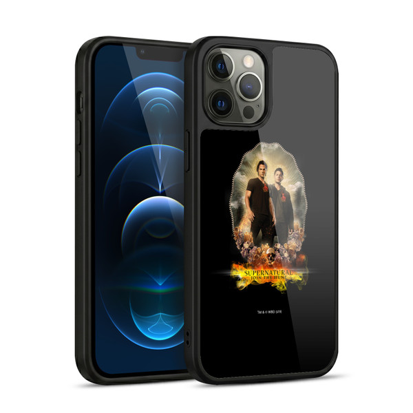 Supernatural Vectors Dean & Sam Halo Gel Armour Case For Apple iPhone 12 Pro Max