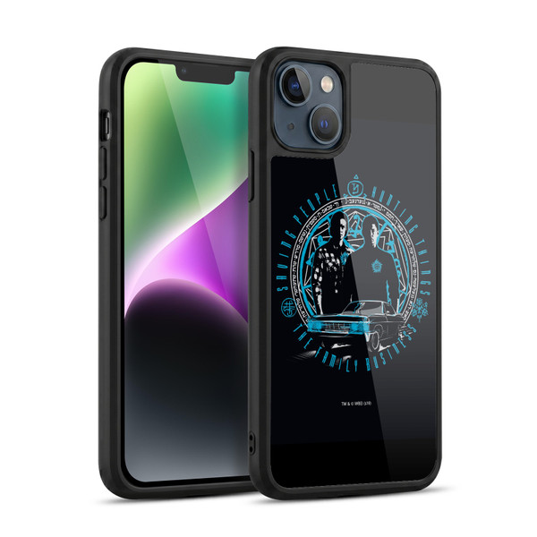Supernatural Vectors Dean & Sam Business Gel Armour Case For Apple iPhone 14 Plus