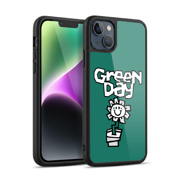 Green Day Graphics Flower Gel Armour Case For Apple iPhone 14 Plus