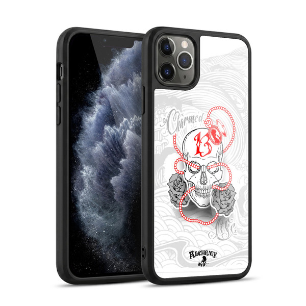 Alchemy Gothic Skull Charmed Life Locket Gel Armour Case For Apple iPhone 11 Pro Max