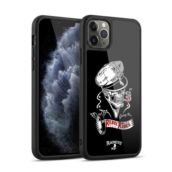 Alchemy Gothic Skull Rebel Rider Gel Armour Case For Apple iPhone 11 Pro Max