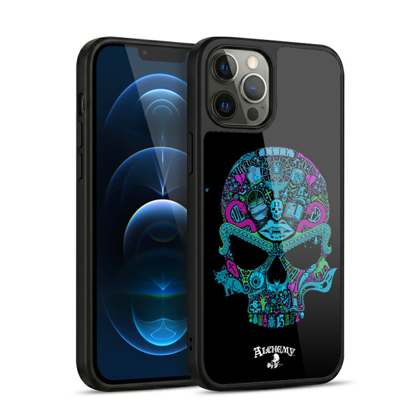 Alchemy Gothic Skull Toil N Trouble Gel Armour Case For Apple iPhone 12 Pro Max