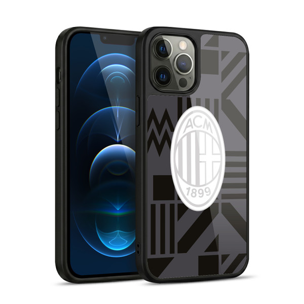 AC Milan 2022/23 Pre Match Kit Gel Armour Case For Apple iPhone 12 Pro Max