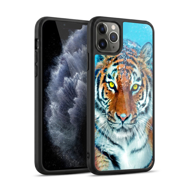 Aimee Stewart Animals Yellow Tiger Gel Armour Case For Apple iPhone 11 Pro Max