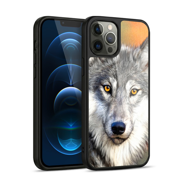 Aimee Stewart Animals Autumn Wolf Gel Armour Case For Apple iPhone 12 Pro Max