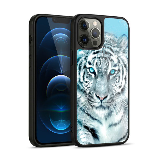 Aimee Stewart Animals White Tiger Gel Armour Case For Apple iPhone 12 Pro Max