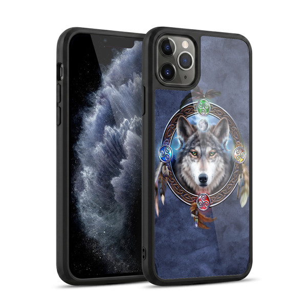 Brigid Ashwood Celtic Wisdom Wolf Guide Gel Armour Case For Apple iPhone 11 Pro Max