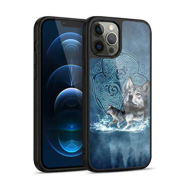 Brigid Ashwood Celtic Wisdom Wolf Gel Armour Case For Apple iPhone 12 Pro Max