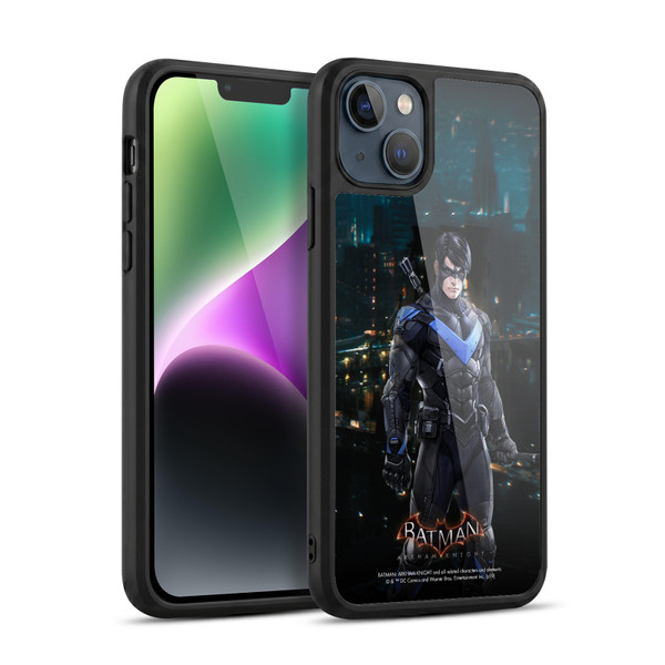 Batman Arkham Knight Characters Nightwing Gel Armour Case For Apple iPhone 14 Plus