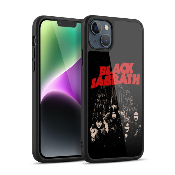 Black Sabbath Key Art Red Logo Gel Armour Case For Apple iPhone 14 Plus