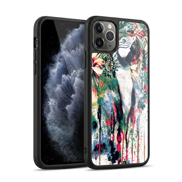 Riza Peker Animals Parrot Gel Armour Case For Apple iPhone 11 Pro Max