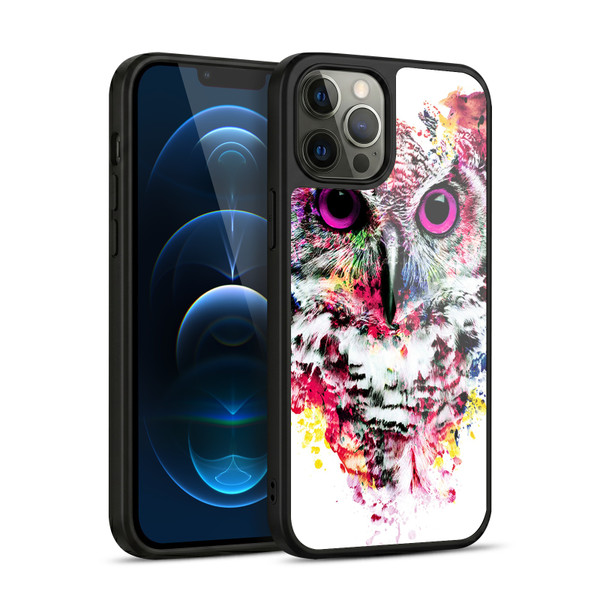 Riza Peker Animals Owl Gel Armour Case For Apple iPhone 12 Pro Max