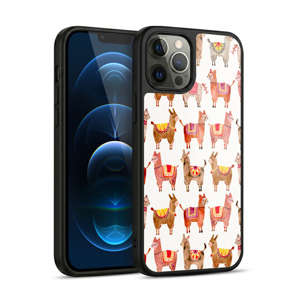 Cat Coquillette Animals Alpacas Gel Armour Case For Apple iPhone 12 Pro Max