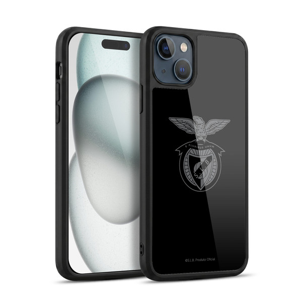 S.L. Benfica 2021/22 Crest Black Gel Armour Case For Apple iPhone 15 Plus