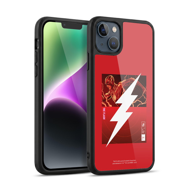 The Flash 2023 Graphics Barry Allen Logo Gel Armour Case For Apple iPhone 14 Plus
