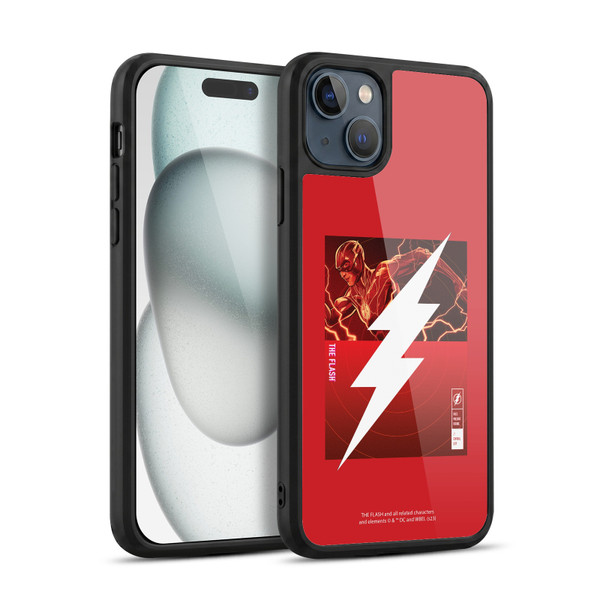 The Flash 2023 Graphics Barry Allen Logo Gel Armour Case For Apple iPhone 15 Plus
