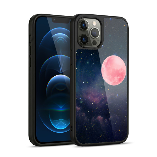Cosmo18 Space Pink Moon Gel Armour Case For Apple iPhone 12 Pro Max