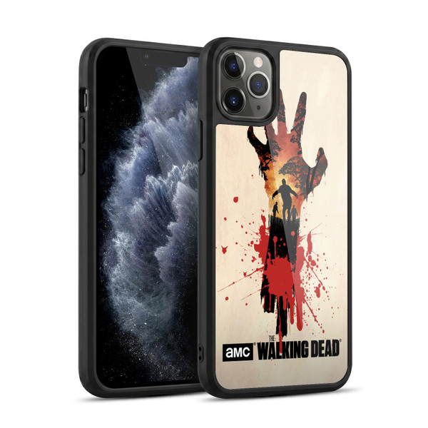 AMC The Walking Dead Silhouettes Walker Hand Gel Armour Case For Apple iPhone 11 Pro Max