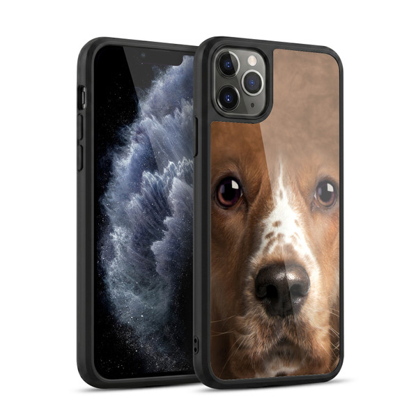 Vincent Hie Big Face Dogs Cocker Spaniel Gel Armour Case For Apple iPhone 11 Pro Max