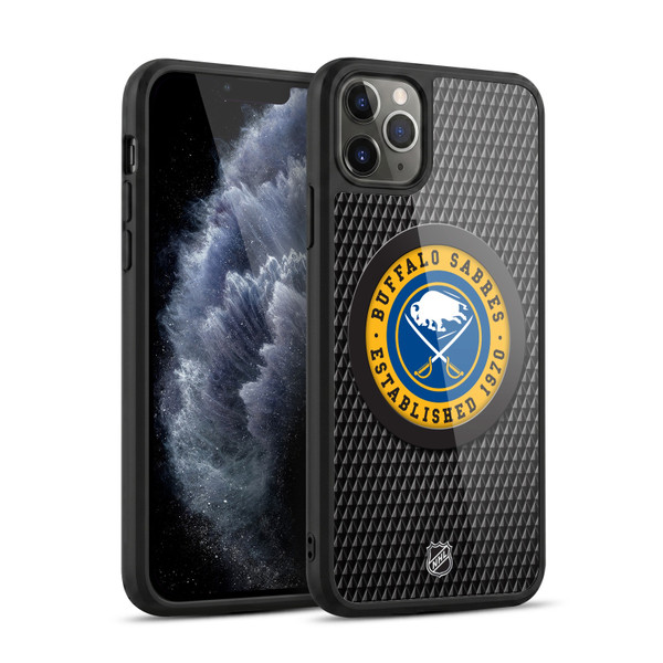 NHL Buffalo Sabres Puck Texture Gel Armour Case For Apple iPhone 11 Pro Max