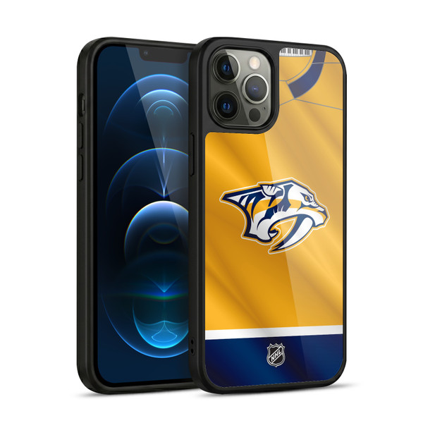 NHL Nashville Predators Jersey Gel Armour Case For Apple iPhone 12 Pro Max