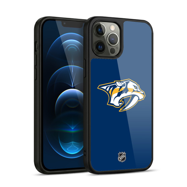 NHL Nashville Predators Plain Gel Armour Case For Apple iPhone 12 Pro Max