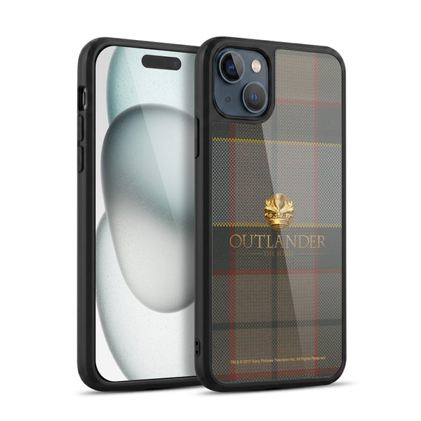 Outlander Tartans Fraser Gel Armour Case For Apple iPhone 15 Plus