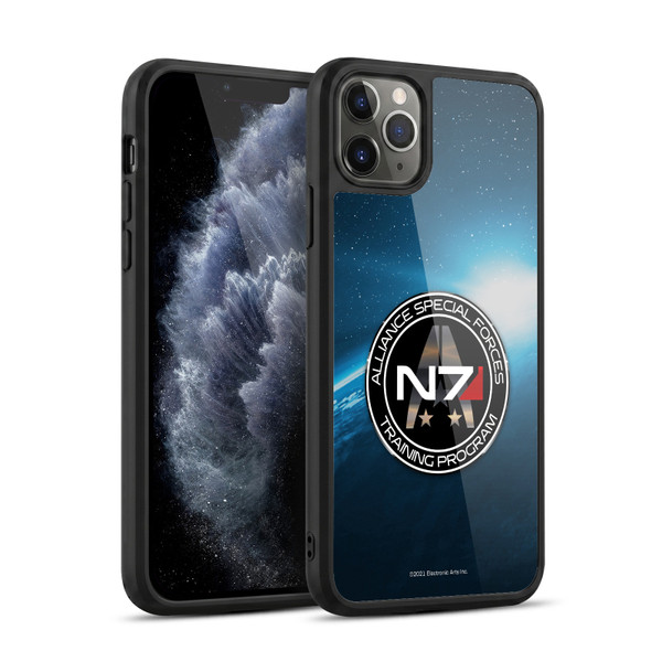 EA Bioware Mass Effect 3 Badges And Logos N7 Training Program Gel Armour Case For Apple iPhone 11 Pro Max