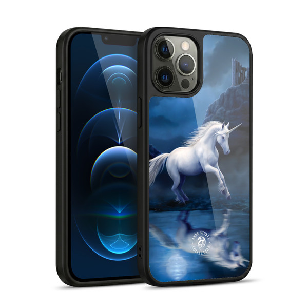 Anne Stokes Mythical Creatures Moonlight Unicorn Gel Armour Case For Apple iPhone 12 Pro Max