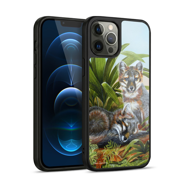 Lisa Sparling Creatures Red Fox Kits Gel Armour Case For Apple iPhone 12 Pro Max