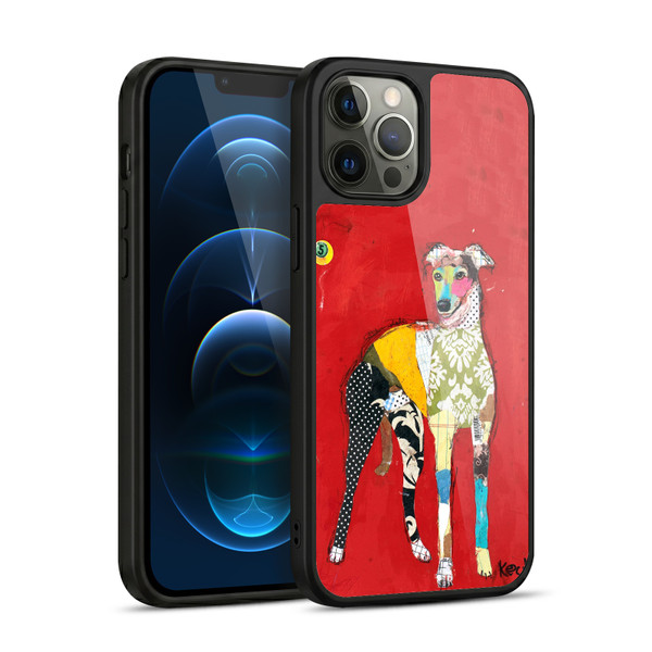 Michel Keck Dogs 2 Greyhound Gel Armour Case For Apple iPhone 12 Pro Max