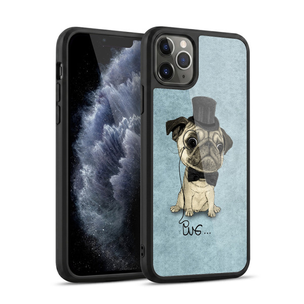 Barruf Dogs Gentle Pug Gel Armour Case For Apple iPhone 11 Pro Max