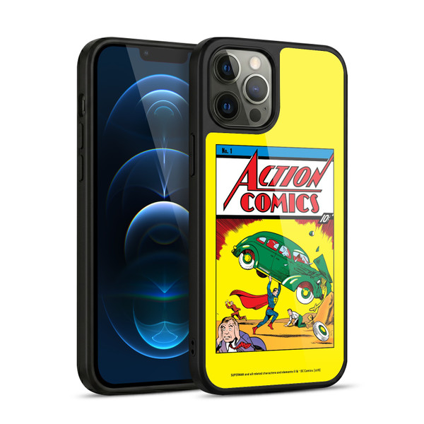 Superman DC Comics Famous Comic Book Covers Action Comics 1 Gel Armour Case For Apple iPhone 12 Pro Max