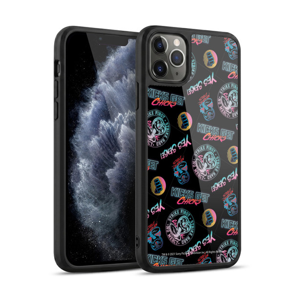 Cobra Kai Key Art Strike Hard Logo Pattern Gel Armour Case For Apple iPhone 11 Pro Max