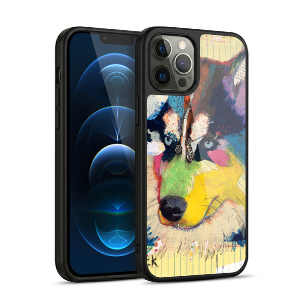 Michel Keck Dogs Husky Gel Armour Case For Apple iPhone 12 Pro Max