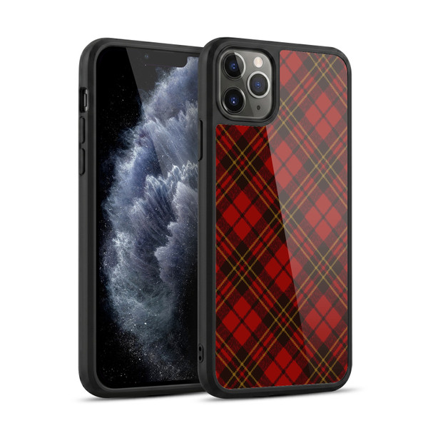 PLdesign Christmas Red Tartan Gel Armour Case For Apple iPhone 11 Pro Max