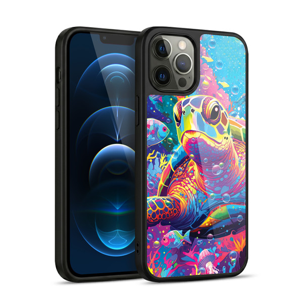 Michael David Ward Animals Turtle Magic Gel Armour Case For Apple iPhone 12 Pro Max