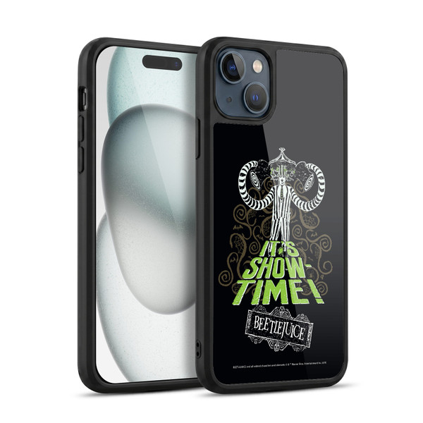 Beetlejuice Graphics Show Time Gel Armour Case For Apple iPhone 15 Plus