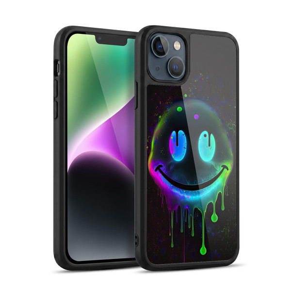 Wumples Cosmic Arts Drip Smiley Gel Armour Case For Apple iPhone 14 Plus