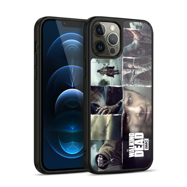 AMC The Walking Dead Logo Key Art Horizontal Gel Armour Case For Apple iPhone 12 Pro Max
