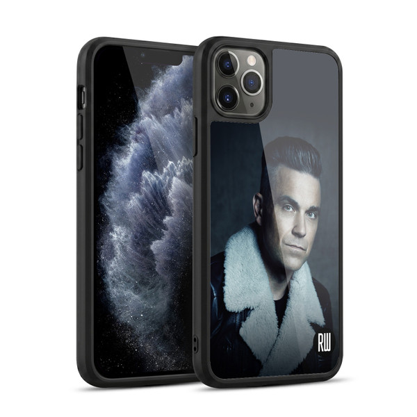 Robbie Williams Calendar Leather Jacket Gel Armour Case For Apple iPhone 11 Pro Max
