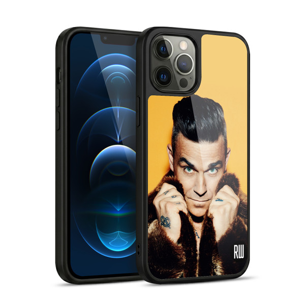 Robbie Williams Calendar Fur Coat Gel Armour Case For Apple iPhone 12 Pro Max