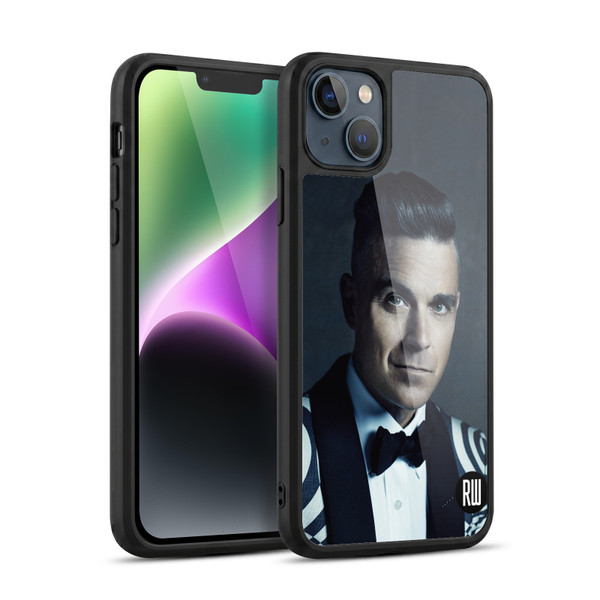 Robbie Williams Calendar Printed Tux Gel Armour Case For Apple iPhone 14 Plus