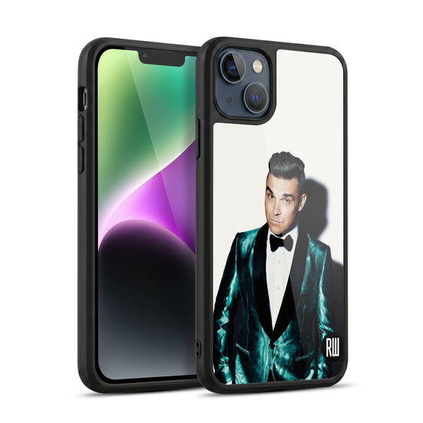 Robbie Williams Calendar White Background Gel Armour Case For Apple iPhone 14 Plus