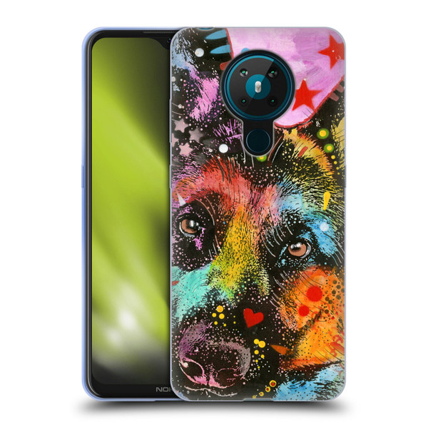Dean Russo Dogs German Shepherd Soft Gel Case for Nokia 5.3