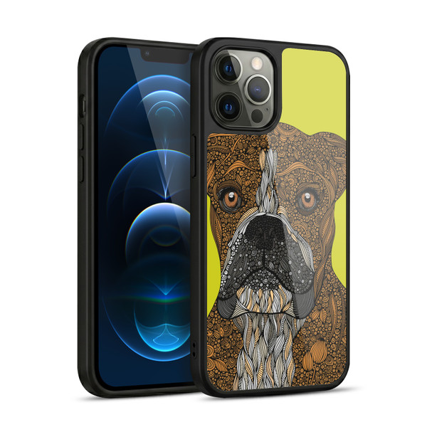 Valentina Dogs Boxer Gel Armour Case For Apple iPhone 12 Pro Max