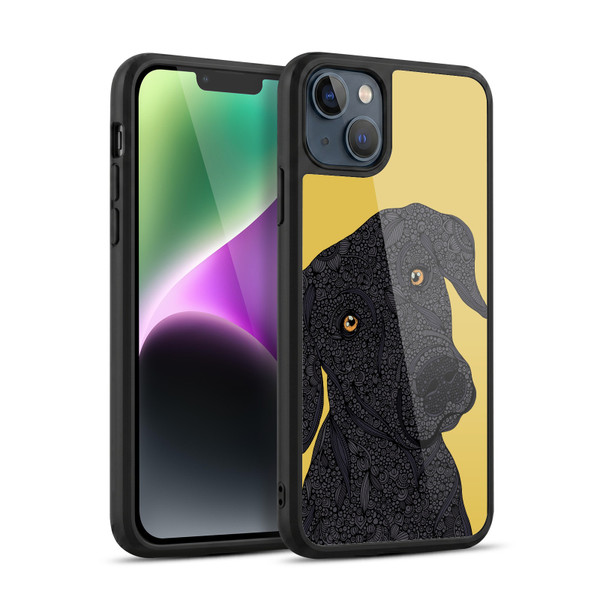 Valentina Dogs Black Labrador Gel Armour Case For Apple iPhone 14 Plus