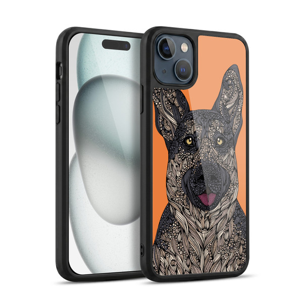 Valentina Dogs German Shepherd Gel Armour Case For Apple iPhone 15 Plus
